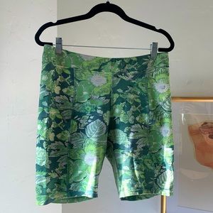 Suzanne Rae floral stretch bike short